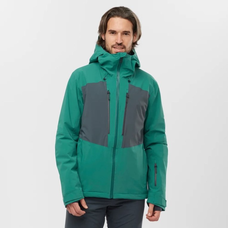 Chaquetas Aislantes Salomon Highland Hombre Verdes | MX LJKC810